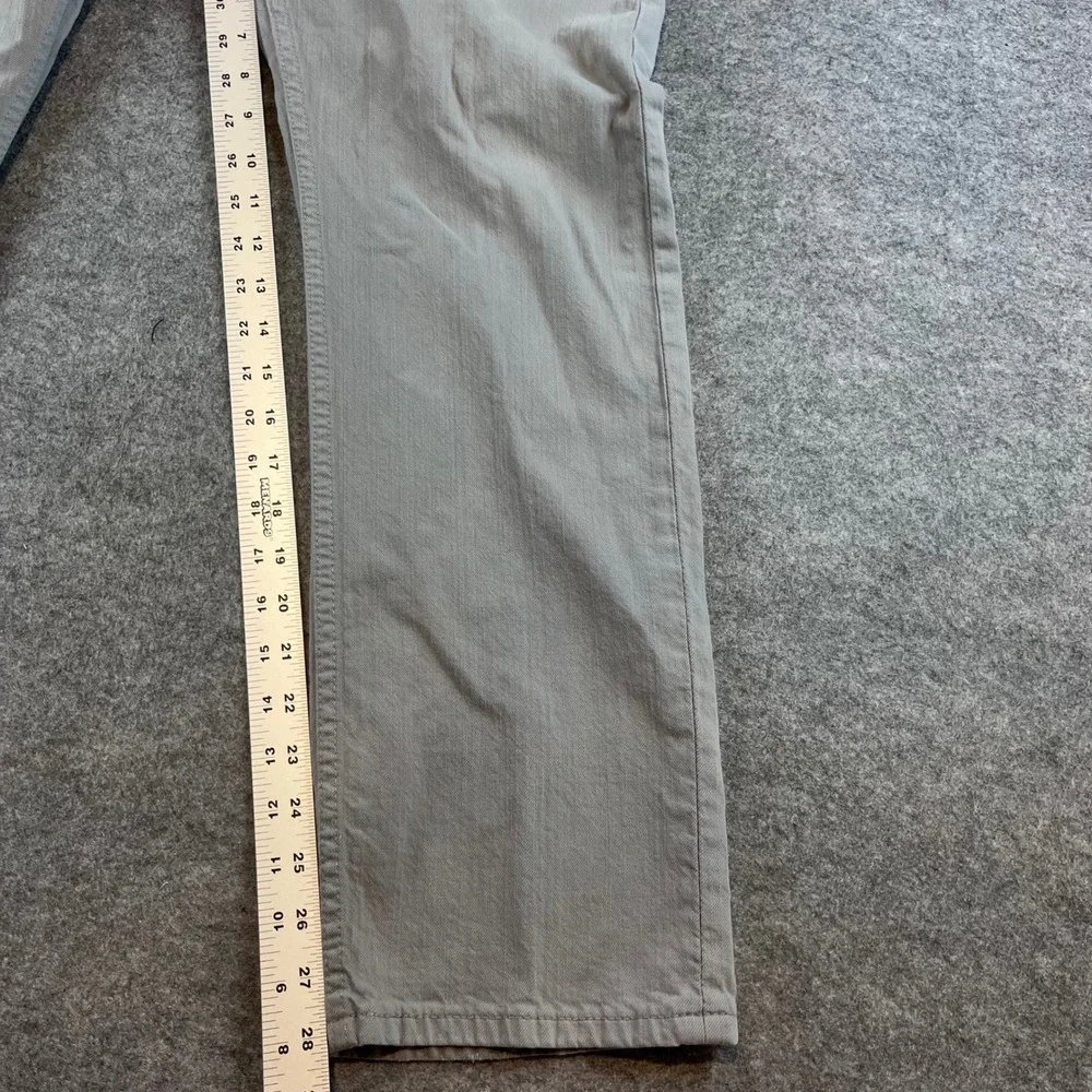 Levi's Mens 513 Slim Straight Grey Denim Jeans 36x30 Casual Minimalist Classic